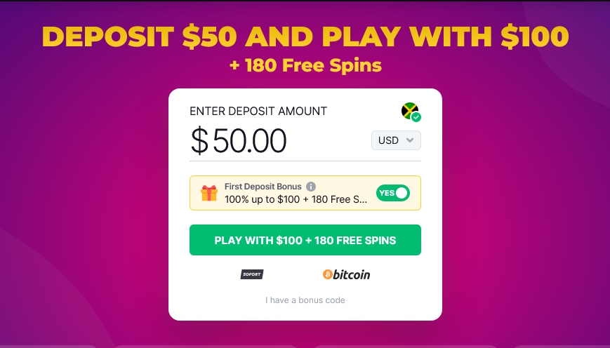 Under 1 Hour Withdrawal Casino // $10 Min Deposit // 100% Match Bonus