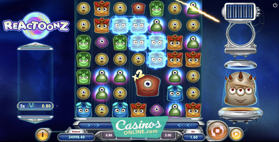 Reactoonz Mastercard Casino - Play Slots with Easy Payments