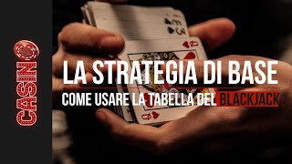 Tabella della Strategia di Base del Blackjack: Guida Completa per Vincere e Ridurre il Vantaggio del Casinò