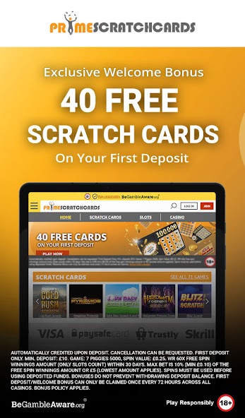 Unlock Real Fun: Free Scratch Cards No Deposit Win Big
