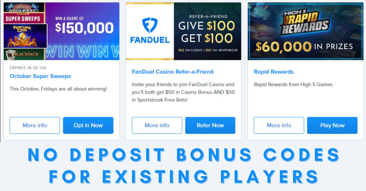 No Deposit Bonus Codes for Existing Players: Claim Your Free Spins & Cash for 2026